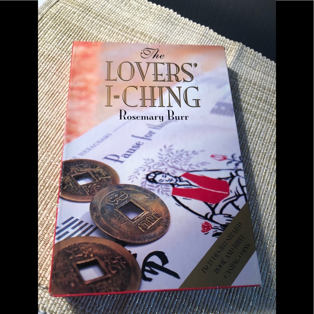 - Lovers I Ching book and coins